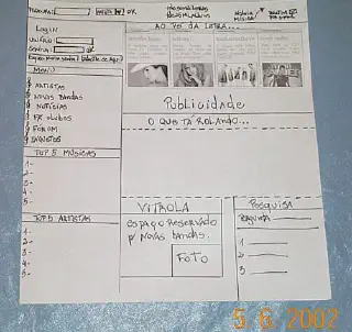 Wireframe Vagalume